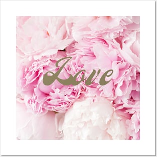 Love (Peonies) Posters and Art